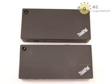 2x Lot Lenovo ThinkPad USB-C Dock DK1633 40A9 - Dock Only