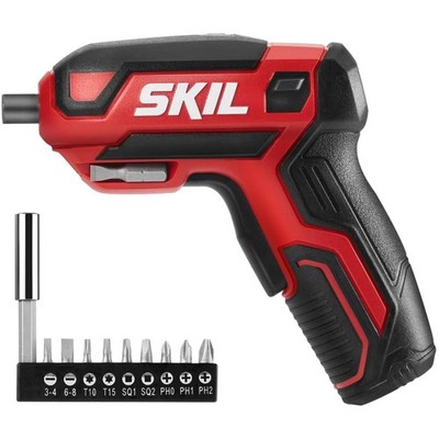 Skil 4V Cordless Electric Screwdriver - 220 RPM Speed for Effortless Assembly