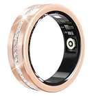 Smart Ring for Women Moissanite Diamond Health Tracker Heart Rate Sleep Monitor