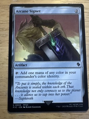 Arcane Signet 0333 - Final Fantasy Commander - Common - NM (see pics) MTG