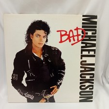Epic Vinyl Record LP 12-inch Michael Jackson Bad 1987 Pop Album Gatefold