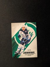 2024-25 UD Credentials Josh Morrissey  Green Parallel /25