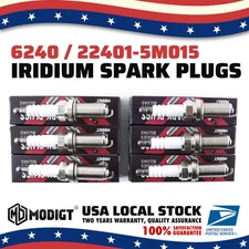 New Set Of 6 22401-5M015 6240 For Suzuki Equator 2.5L 4.0L Spark Plugs Durable