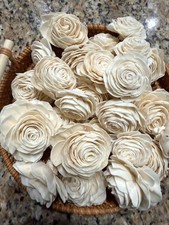 OYL  LUV Sola Wood Flowers 1 1/2"-2 1/2" Rose 30 ct Premium DIY Floral Supply