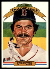 Dwight Evans 1982 Donruss #7 Boston Red Sox MLB READ FREE SHIPPING AutographDen