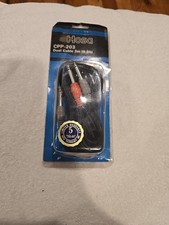1 PK Hosa CPR-203 Stereo Interconnect Dual 1/4 in TS to Dual RCA Cable 3m 9.9ft