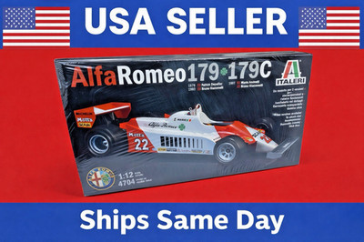 Italeri  1/12 #4704-Alfa Romeo 179 179C F1- NEW/SEALED!! RARE TWO VERSION!!
