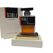 SEALED Vintage Dana TABU Parfum 1/2 Oz / 15ml Pure Perfume Splash Bottle MIB