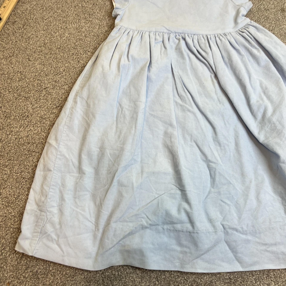 Bailey Boys Dress Girls 4 blue A-Line Short Sleeve Button Back Classics Special - Image 2 of 4