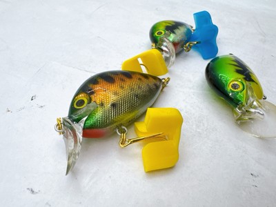 Yo-Zuri Hot Joker Vintage Crankbait Lure Lot of 3 - Mixed Colors