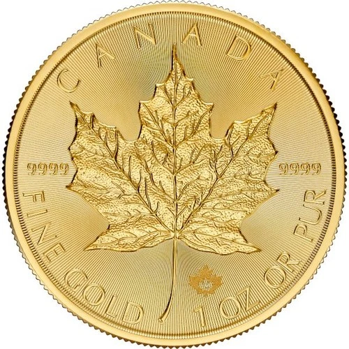 Canadian Gold Maple Leaf 1 oz coin from a recent eBay sale
