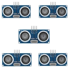 5Pcs HC-SR04 Ultrasonic Module Distance Sensor