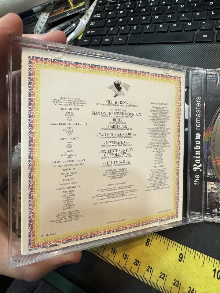 Rainbow On Stage CD Hard Rock and Metal - NO SCRATCHES! - Image 4 of 4