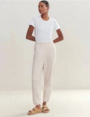 Jenni Kayne Saturday Jogger Sweatpants Oatmeal Size Small Soft, Cozy, Comfy