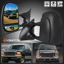 Fits 1999-2007 Ford F250 F350 F450 SuperDuty Power Heated Tow Mirrors Left+Right