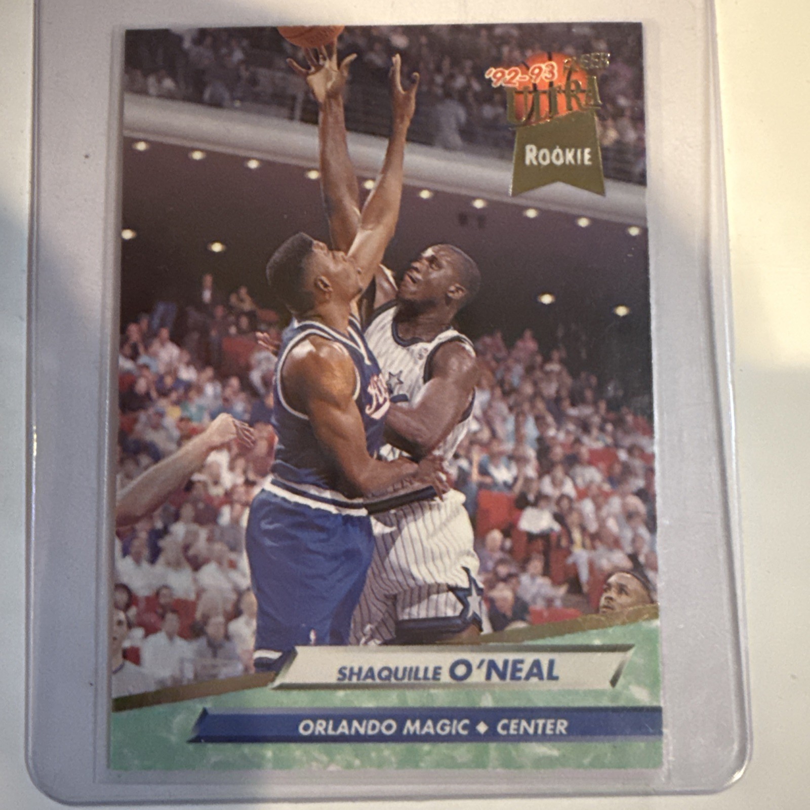 92–93 Fleer Ultra Shaquille O’neal #328 Rookie Card Orlando Magic