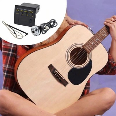 2 Band Equalizer Tuner Tonabnehmer 6,35 mm Audio Ausgang Klinke Komponenten Zubehör