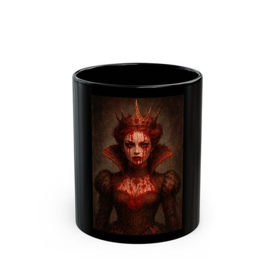 Gothic Queen Black Mug, Dark Art Coffee Cup, Unique Gift for Horror [...]
