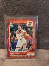 2024-25 Donruss Optic #82 Tyus Jones Red Seismic Prizm /149 Phoenix Suns