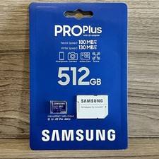 Samsung - Pro Plus 512 GB microSDXC UHS-1 Mem...