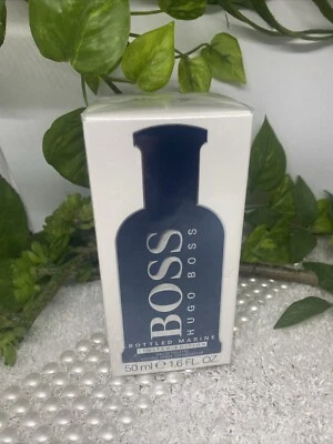 (2598,-€/L) Hugo Boss Bottled Marine Eau de Toilette Spray EDT LE 50ml *neu*