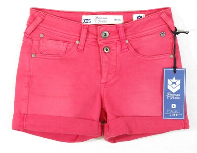 Freeman Womens Romie Magic 0025199 Pink Porter Shorts Size 2XS American Beauty