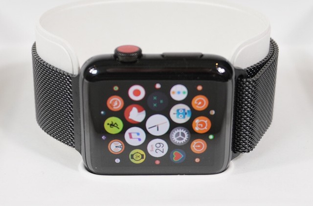 apple watch series 3 stainless steel black