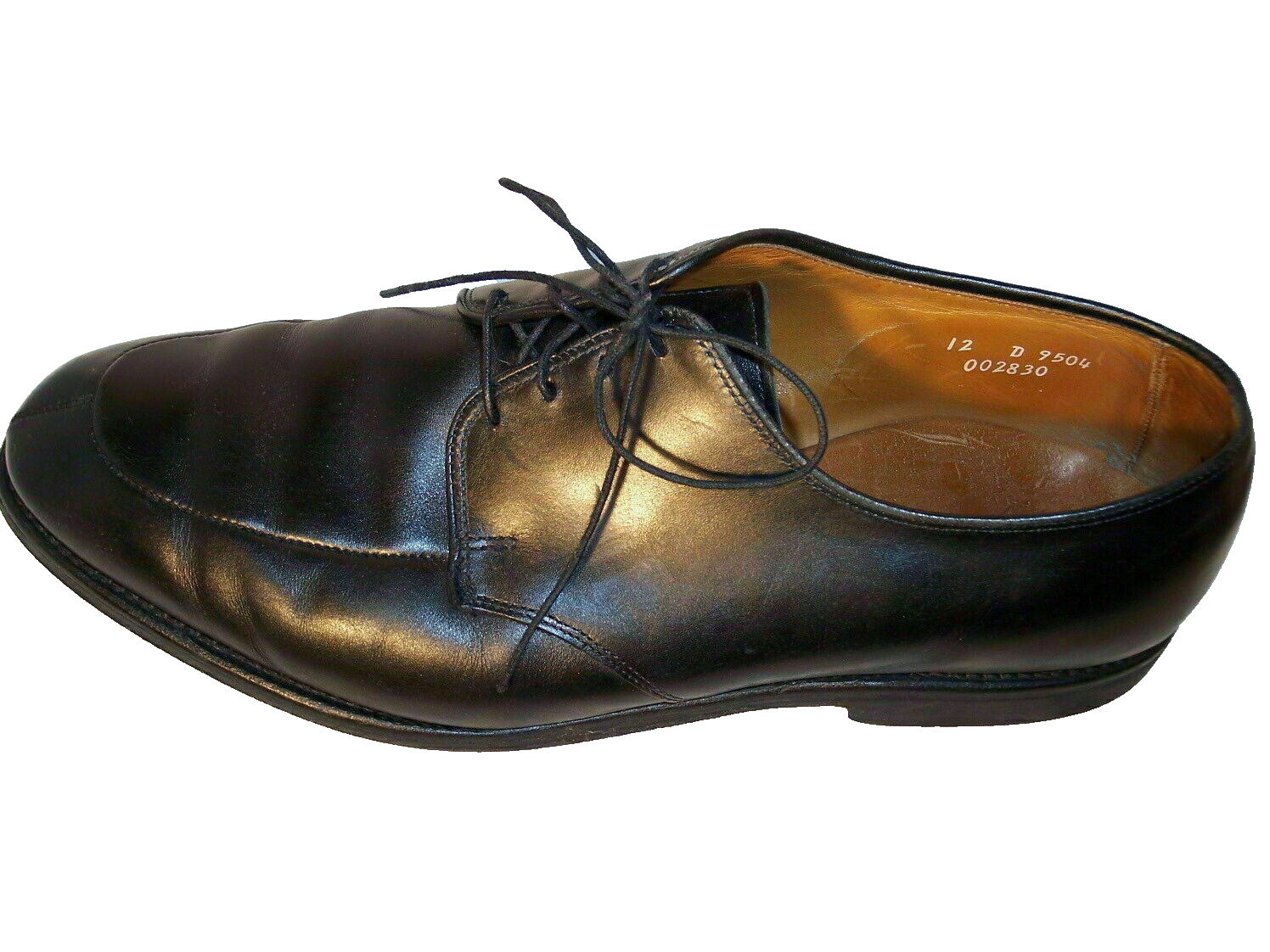 SAOLA Allen Edmonds Kennett Uomo 12D Punta Split Toe Derby Oxford SOLO SCARPA SINISTRA