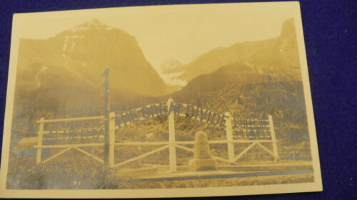 The Great Divide BC & Alberta postcard CPR Byron Harmon card RPPC  #1426 - Photo 1/2