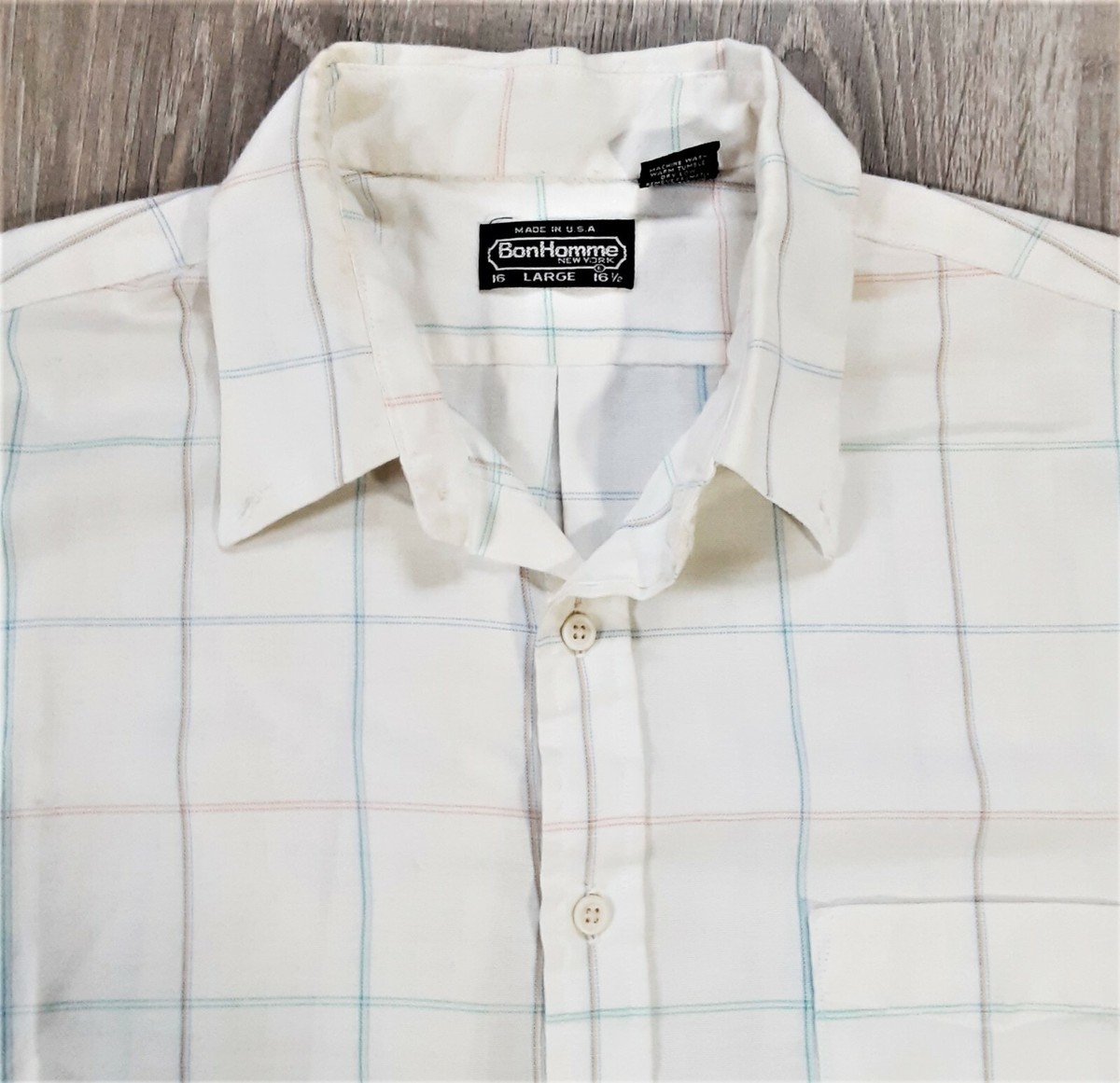 【BAON】[unisex] Romiru Vintage Check Over Shirt s-l1200.jpg