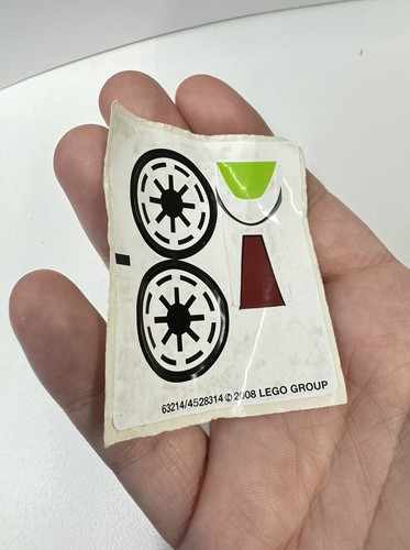 Lego Genuine Sticker Sheet for Set 7674 V-19 Torrent 63214 4528314 2008 - Picture 4 of 6