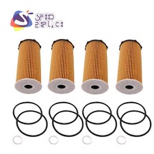 Pack of 4 Oil Strainer Cartridge for Genesis G80 GV70 GV80 Kia Carnival 3.5L