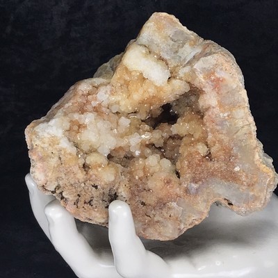 4 1 2 Large Agate Geode Quartz Natural Crystal Cluster 1 9lb Golden Healer Ky Ebay
