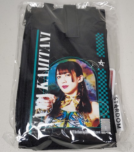 Stardom Joshi Wrestling Cell Phone Pouch Saya Kamitani NEW - Picture 1 of 2