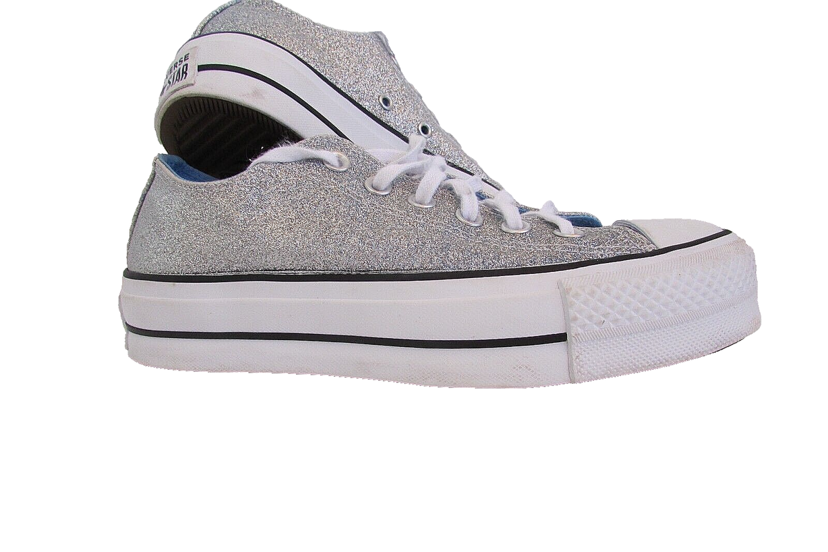 Size 7 - Converse Chuck Taylor All Star Lift Silver for sale