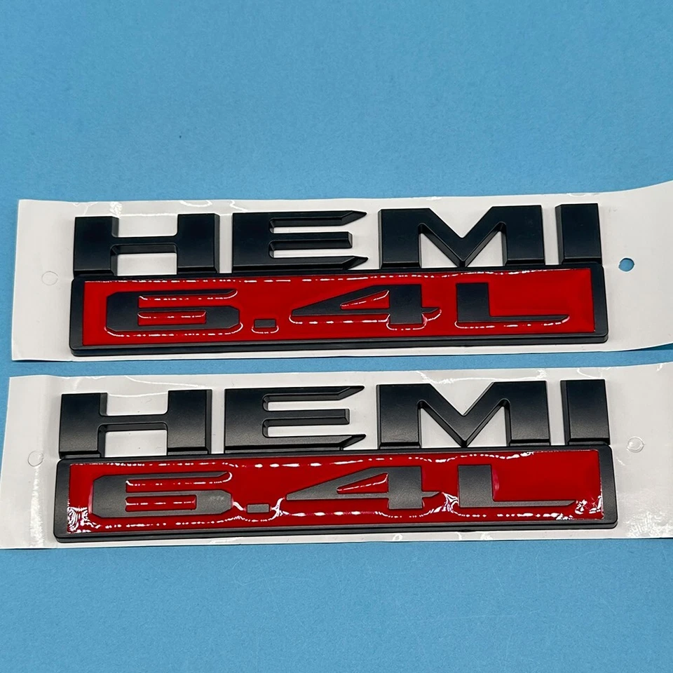 2 piezas 19-23 para RAM 2500-5500 guardabarros delantero izquierdo y derecho HEMI 6,4 L insignia 68358557AA Foto 3 de 4