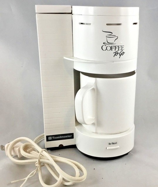 Toastmaster Travel Coffee Maker With 10 Oz. Mug Permanent Filter Home