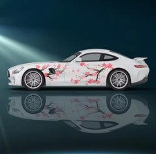 Japanese Inspired Sakura Flower Car Decals Side Decal Both Side Jdm Vinyl