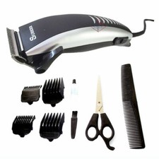 TagliaCapelli Elettrico Surker SK-5602 Rasoio 4 Pettini Forbici Pettine reb