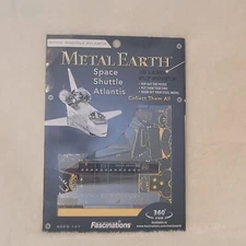 Metal Earth Fascinations Space Shuttle Atlantis #MMS015 - 3D Model Kit - NEW