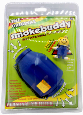 Smoke Buddy The Original PERSONAL AIR FILTER ''Blue'' w/ FREE Keychain
