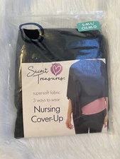 Secret Treasures Nursing Cover Up Womens Size S-M-L Black