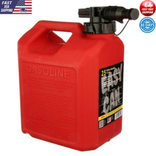 2.5 Gallon Gas Can No-Spill Auto-Stop Child Resistant Emissions Inhibitor New US