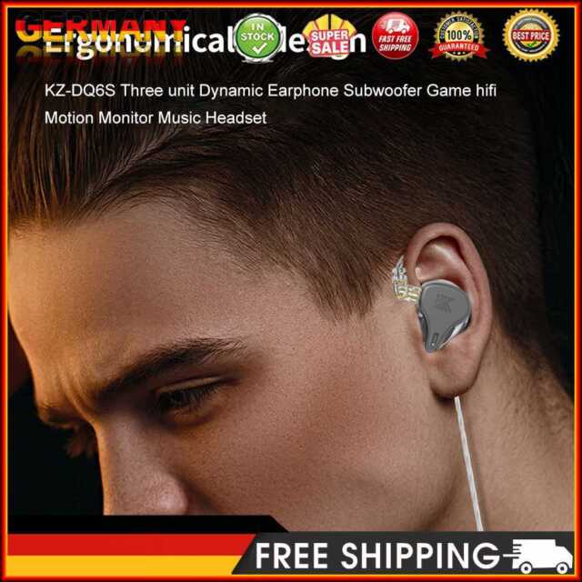 Kabelgebundener Kopfhörer Dynamisches Sport-Headset für Musikliebhaber (Graphit