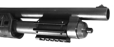 remington 870 12 gauge pump mount single picatinny rail aluminum black hunting.