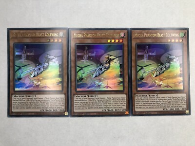 3x Mecha Phantomungeheuer Coltwing - GFP2-DE103 - Ultra Rare - 1. Auflage [PLAY SET]