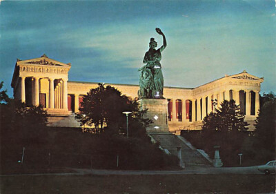 alte AK Bavaria mit Ruhmeshalle München 1979 gelaufen Ansichtskarte me1474e