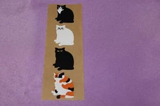 Mrs. Grossman's Strip of Vintage RARE Cat Stickers!!