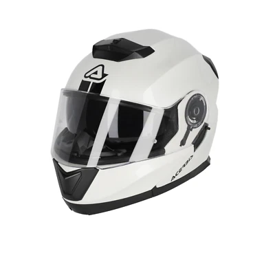Casque Moto Acerbis Serel Intégral Modulaire Touring Route Blanc ECE 2206 - Photo 1/4