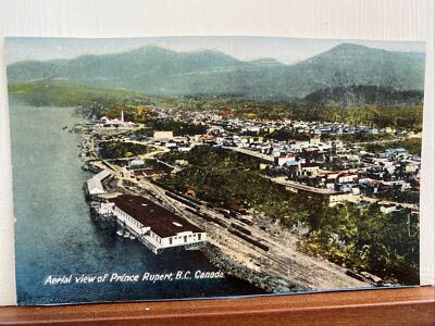 Vintage Postcard. Aerial View Of Prince Rupert BC PC115